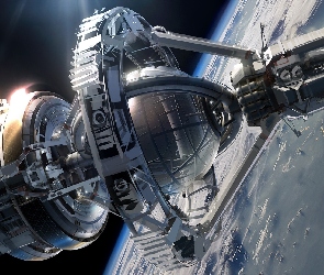 Statek kosmiczny, Stacja kosmiczna Battle School, Gra Endera, Film, Planeta