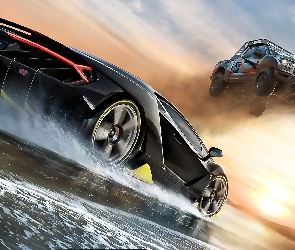 Ford Raptor, Lamborghini Centenario, Gra, Forza Horizon 3