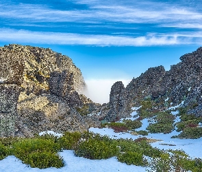 Portugalia, Trawa, Góry, Serra da Estrela