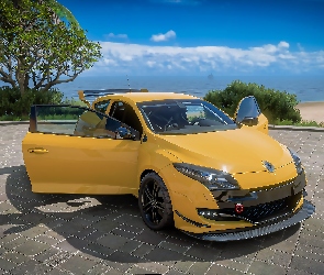 Renault Megane RS, Żółty, Gra, Forza Horizon 5