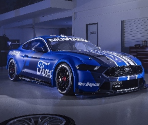 Niebieski, Ford Mustang GT