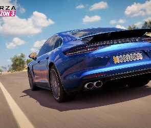 Porsche Panamera, Samochód, Gra, Forza Horizon 3