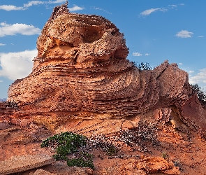 Skała, Rezerwat, Góra, Coyote Buttes, Arizona, Formacja skalna, Stany Zjednoczone, Paria Canyon-Vermilion Cliffs Wilderness