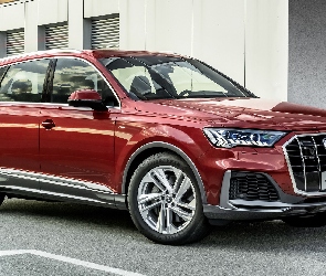 Audi Q7 S, Kombi, Czerwone