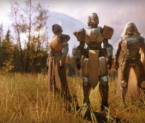 Destiny 2, Trawa, Łąka, Postacie, Gra