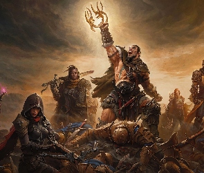 Postacie, Gra, Nekromanta, Diablo Immortal, Mnich, Barbarzyńca, Czarodziejka, Łowca demonów, Krzyżowiec