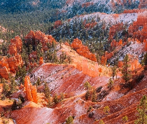 Stany Zjednoczone, Stan Utah, Skały, Park Narodowy Bryce Canyon