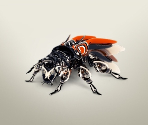 Mechaniczna, 3D, Pszczoła