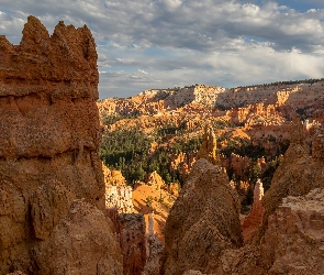 Skały, Stany Zjednoczone, Stan Utah, Kanion, Park Narodowy Bryce Canyon