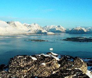 Grenlandia, Skały, Góry, Morze